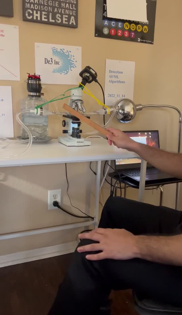 Physical prototype apparatus — video still